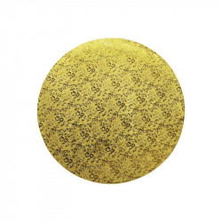 Massives Pad Gold 30cm rund Dicke 1,2cm