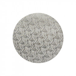 Festes Pad Silber 30cm rund Dicke 1,2cm