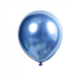 Latexballons metallisch blau 50 Stück 30 cm