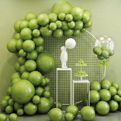 Grüne Ballonggirlande 77 Stück