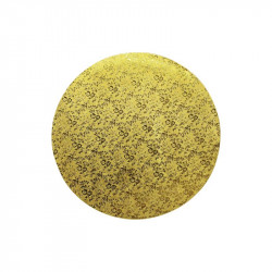 Feste goldene Unterlage, runde 25 cm, Dicke 1,2 cm