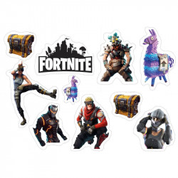 Essbares Papier zum Heraustrennen Fortnite