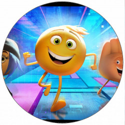 Essbares Papier Emoji in Film Smileys 19,5 cm