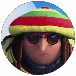 Essbares Papier Ich, der Bösewicht Gru der Jamaikaner 19,5 cm