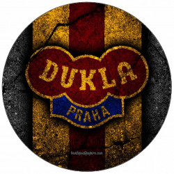 Essbares Papier Logo Dukla Prag 19,5 cm