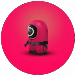 Essbares Papier Tintenfisch Spiel 19,5 cm