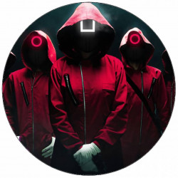 Essbares Papier Tintenfisch Spiel Wettbewerber 19,5 cm