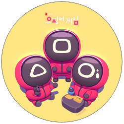 Essbare Papier-Tintenfisch-Spieler 19,5 cm