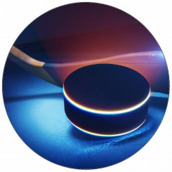 Essbarer Papier-Hockey-Puck 19,5 cm