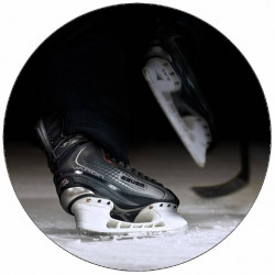 Essbare Papier-Hockey-Schlittschuhe 19,5 cm