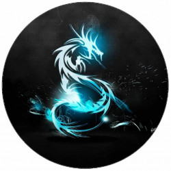 Essbarer Papierdrache neon 19,5 cm