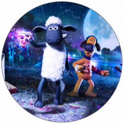 Essbares Papier Schaf Shaun und Hund 19,5 cm