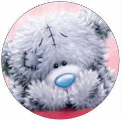 Essbares Papier liegend niedlicher Teddybär 19,5 cm