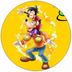 Essbares Papier Goofy und Max 19,5 cm