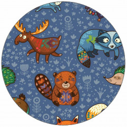 Essbares Papier Wildtiere 19,5 cm