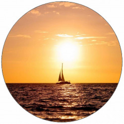 Essbares Papier Segelboot 19,5 cm