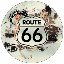 Essbares Papier Route 66 Jahrgang 19,5 cm