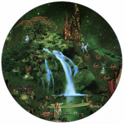 Essbares Papier geheimnisvoller Garten 19,5 cm