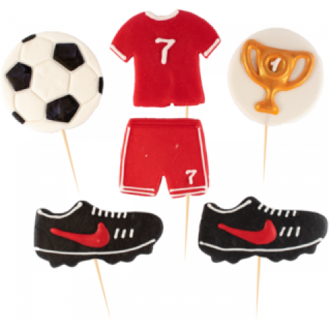 Zuck-Figur Kuchenstecker für die Torte rot