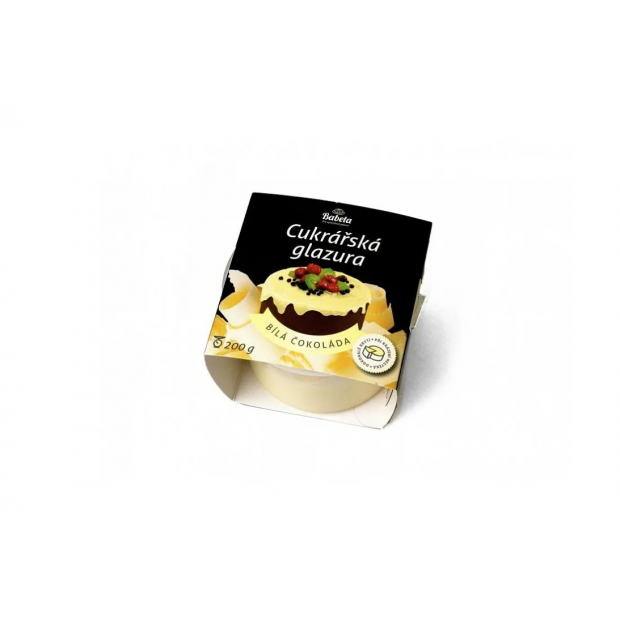 Weiße Schokoladenkonfektglasur 200g