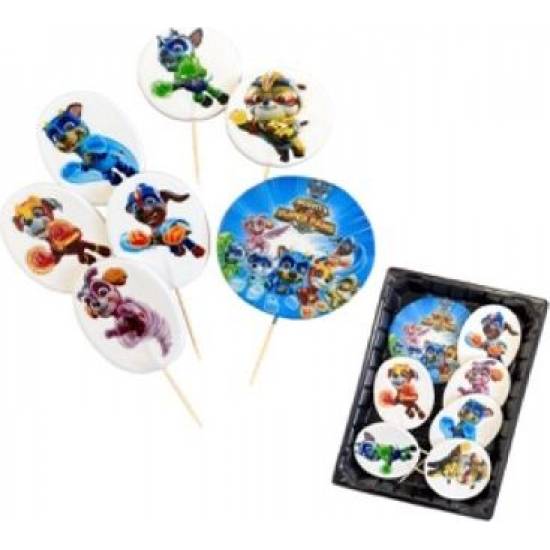 Zuckerstückfigur Super Paws Steckerei