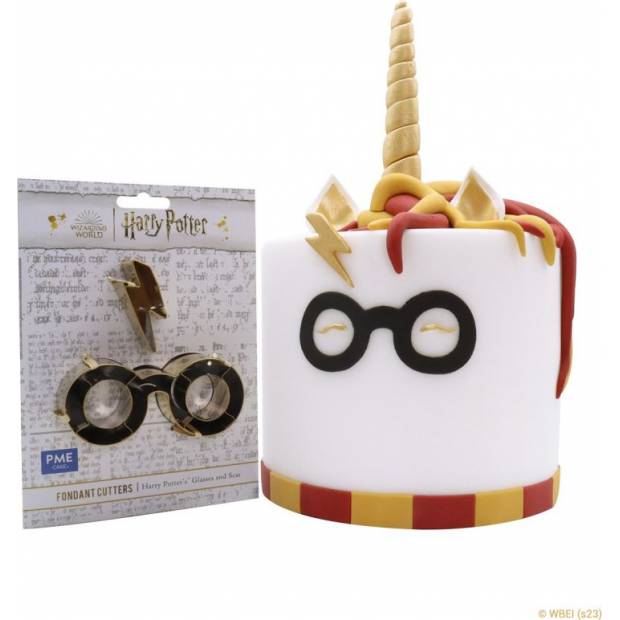Harry Potter Brille und Narbenstanze, 2,6 x 6 cm