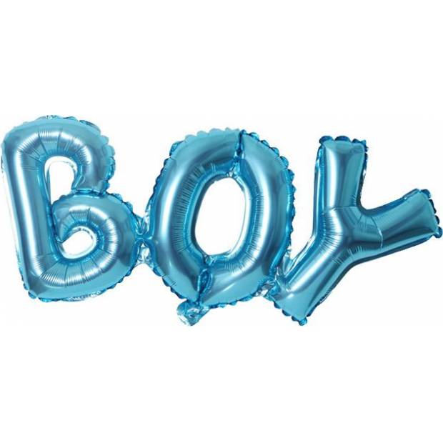 Folienballon Boy blau 95x38 cm