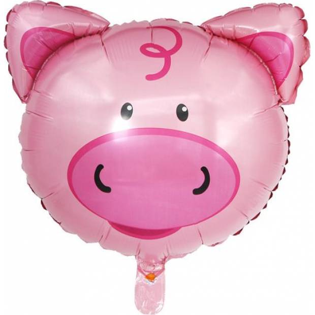 Folienballon Schwein 55x55 cm