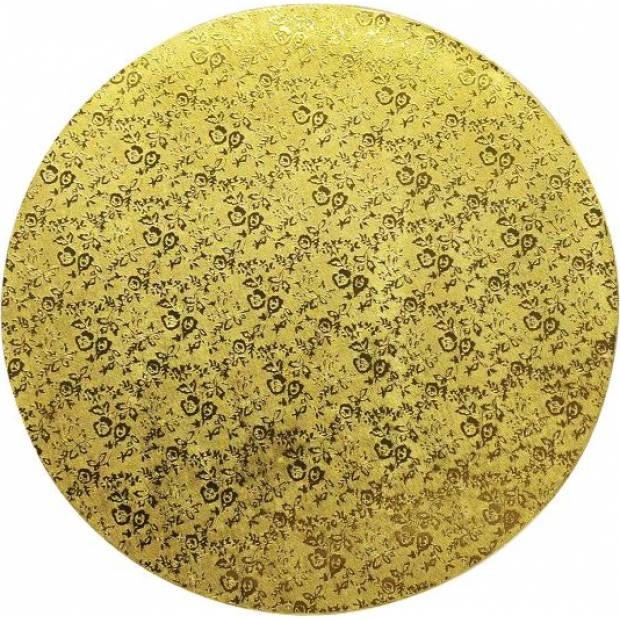 Massives Pad Gold 30cm rund Dicke 1,2cm