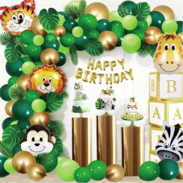 Ballonggirlande Dschungel 106 Stk