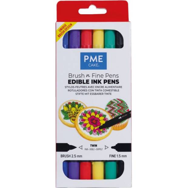 Set mit Pinseln und feinen Stiften, 6 Stück