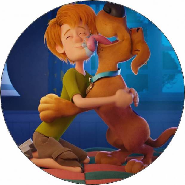 Essbares Papier Scooby und Roger 19,5 cm