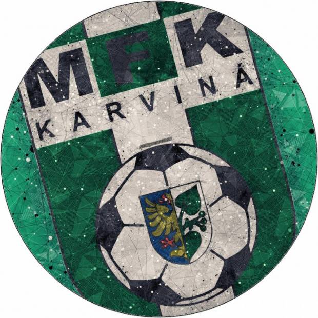 Essbares Papier Logo MFK Karviná 19,5 cm