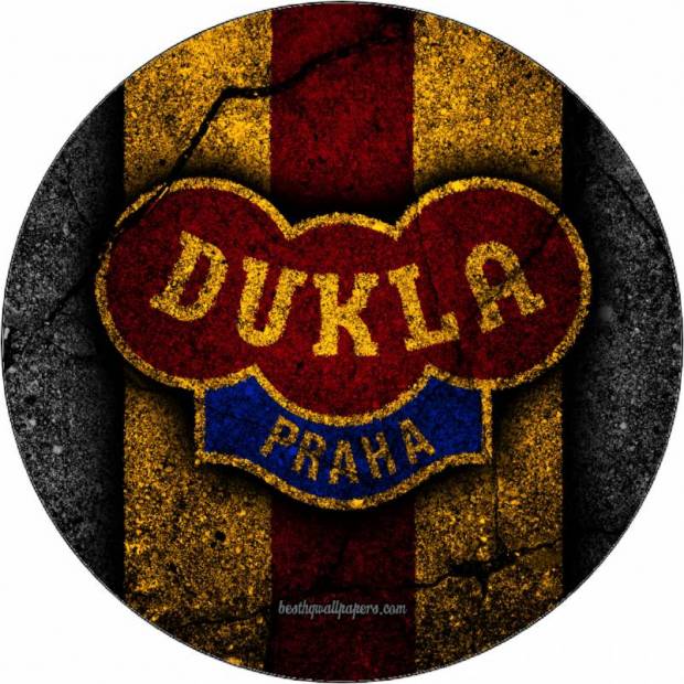 Essbares Papier Logo Dukla Prag 19,5 cm