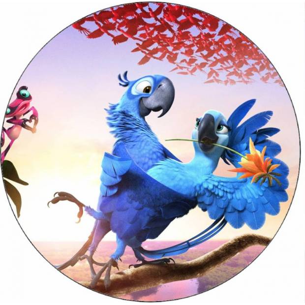 Essbares Papier Rio 2 Papagei Rio 19,5 cm