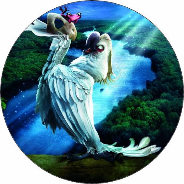 Essbares Papier Rio 2 Rio und Frosch 19,5 cm