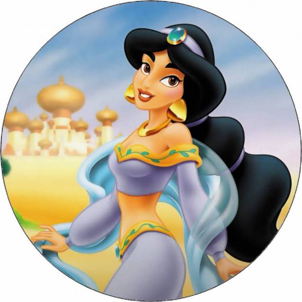 Essbares Papier Prinzessin Jasmine 19,5 cm