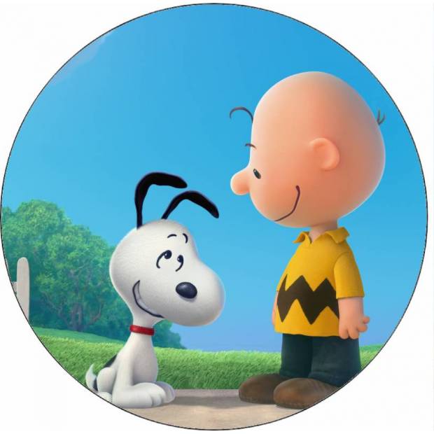 Essbares Papier Snoopy und Charlie 19,5 cm