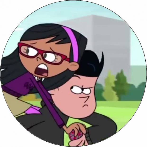 Essbares Papier Supernoobs Jennifer und Kevin 19,5 cm