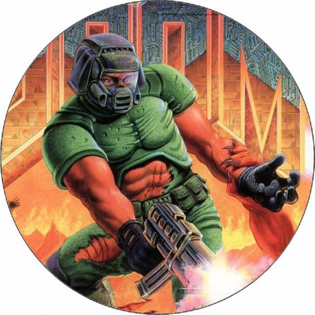 Essbares Papier Doom 19,5 cm