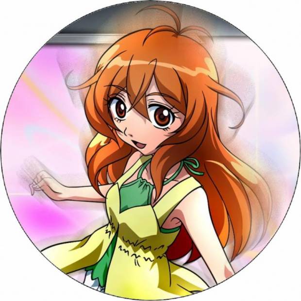 Bakugan Alice essbares Papier 19,5 cm