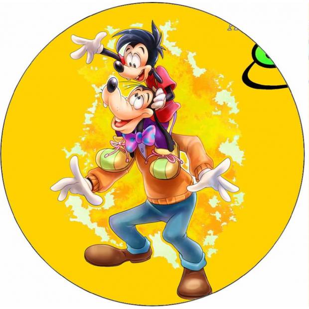 Essbares Papier Goofy und Max 19,5 cm