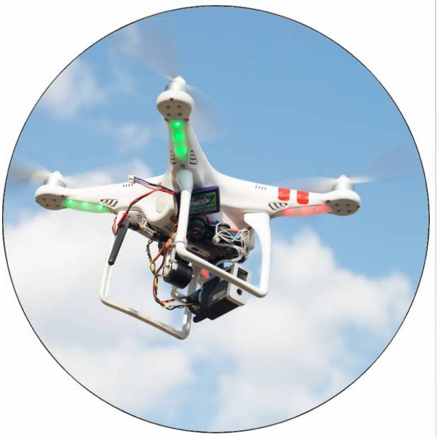 Essbare Papierflugdrohne 19,5 cm