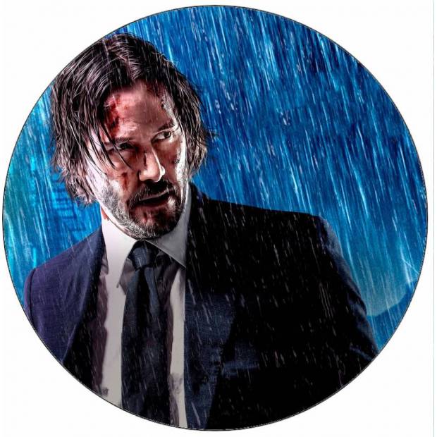 John Wick essbares Papier im Regen 19,5 cm