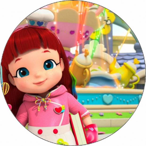 Essbares Papier Rainbow Ruby als Kochbuch 19,5 cm