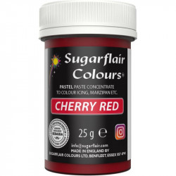 Gelierfarbe Cherry Red, Pastell, 25 g
