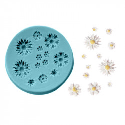 Silikonform - Blumen 8,5cm