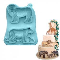 Silikonform - Löwe 15,5x11cm