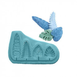 Silikonform - Blätter