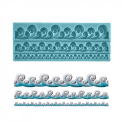 Silikonform für Wollkanten